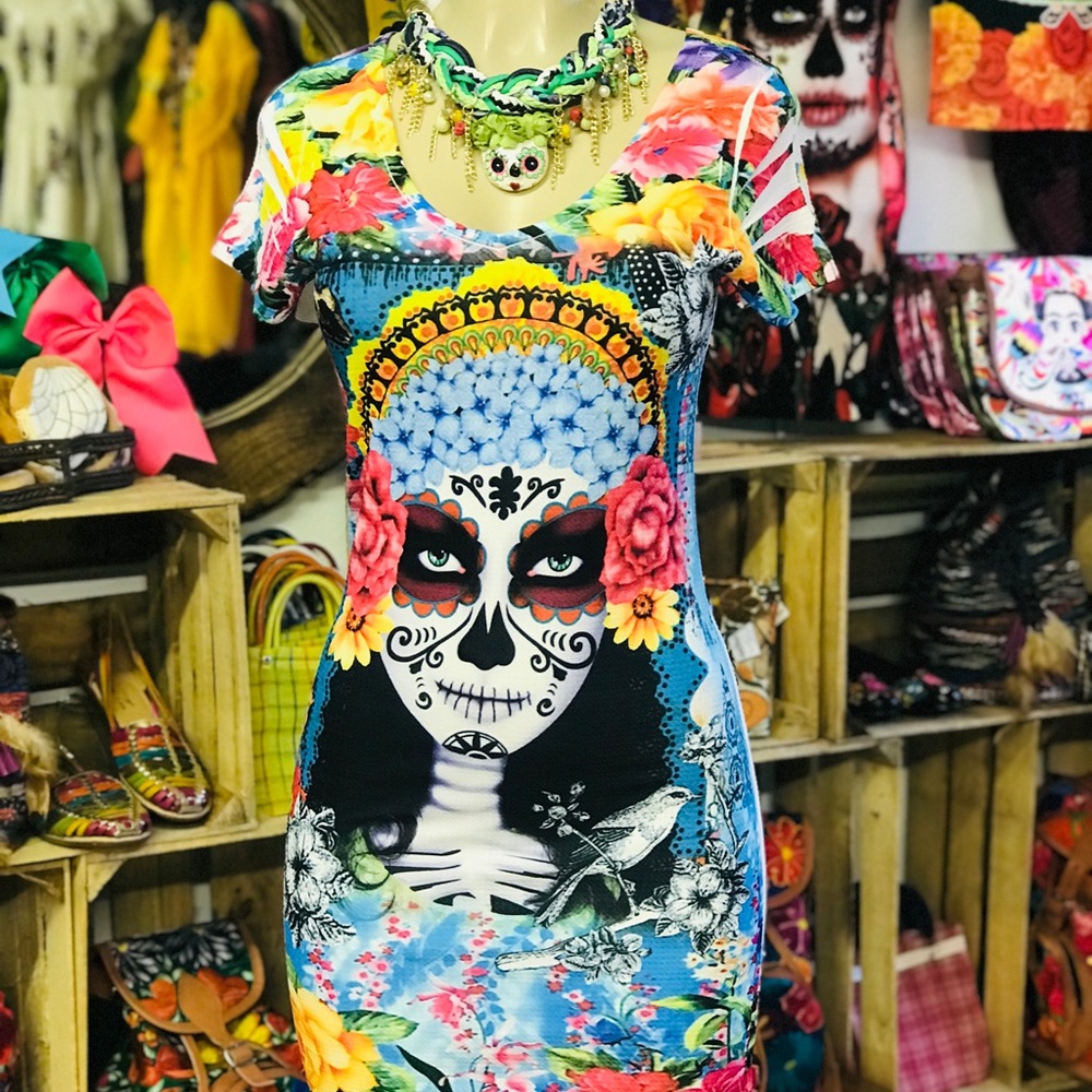 Mexican Catrina Dress Day of the Dead Muertos